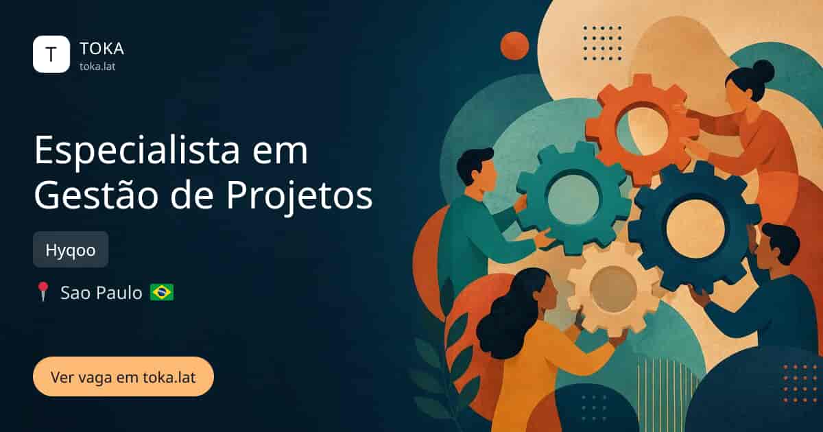 Vaga de Especialista em gestão de projetos em Sao Paulo, Brasil — Hyqoo