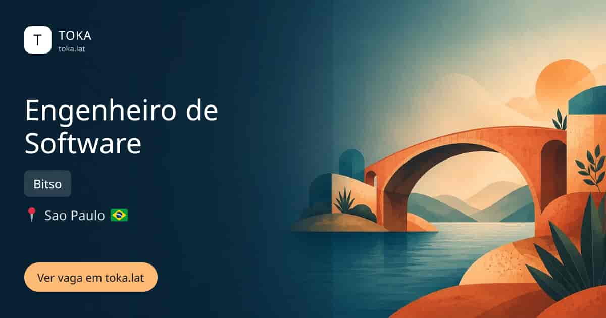 Vaga de Engenheiro de software em Sao Paulo, Brasil — Bitso