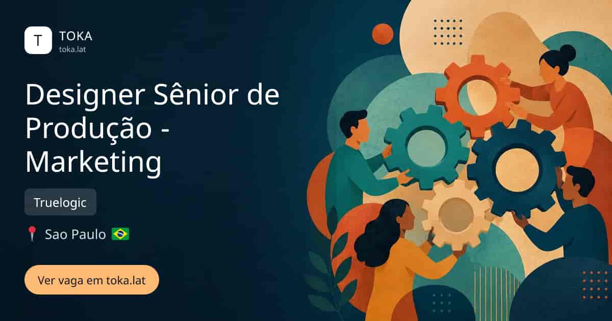 Vaga de Designer sênior de produção - marketing em Sao Paulo, Brasil — Truelogic