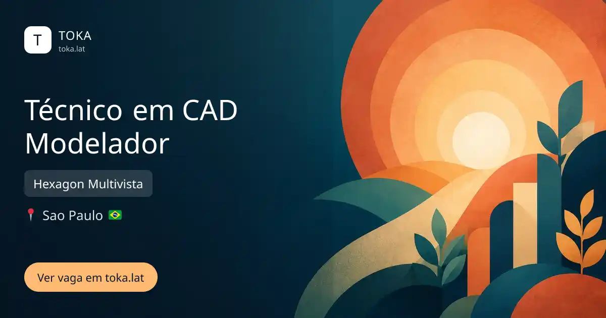 Vaga de Técnico em cad modelador em Sao Paulo, Brasil — Hexagon Multivista