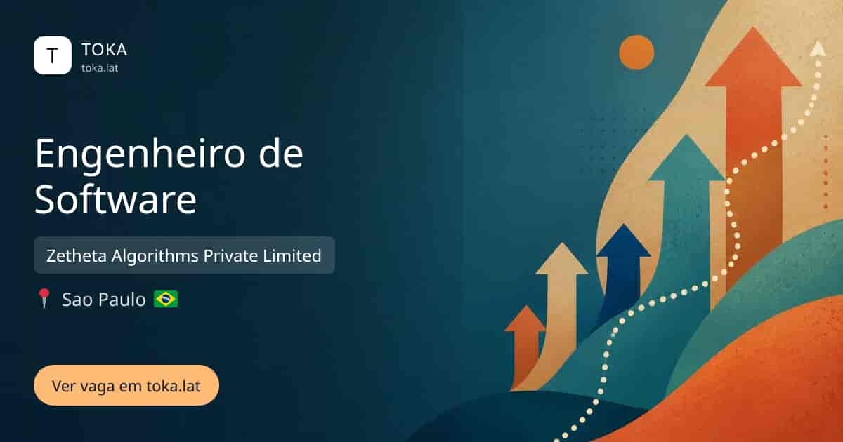 Vaga de Engenheiro de software em Sao Paulo, Brasil — Zetheta Algorithms Private Limited