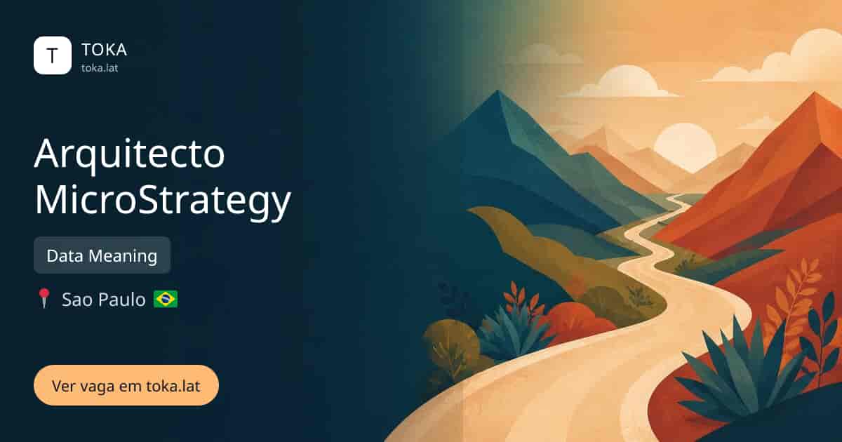 Vaga de Arquitecto microstrategy em Sao Paulo, Brasil — Data Meaning