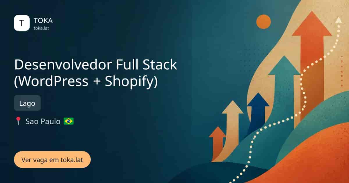 Vaga de Desenvolvedor full stack (wordpress + shopify) em Sao Paulo, Brasil — Lago