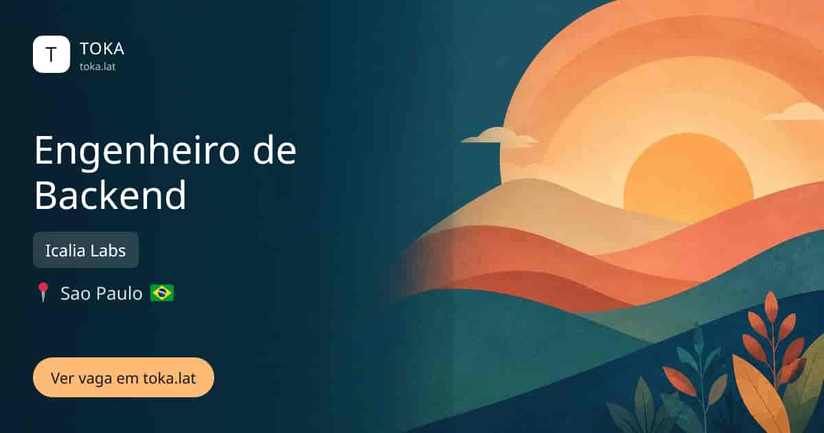 Vaga de Engenheiro de backend em Sao Paulo, Brasil — Icalia Labs