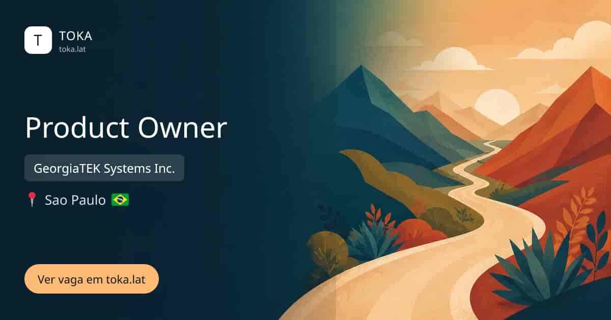 Vaga de Product owner em Sao Paulo, Brasil — GeorgiaTEK Systems Inc.