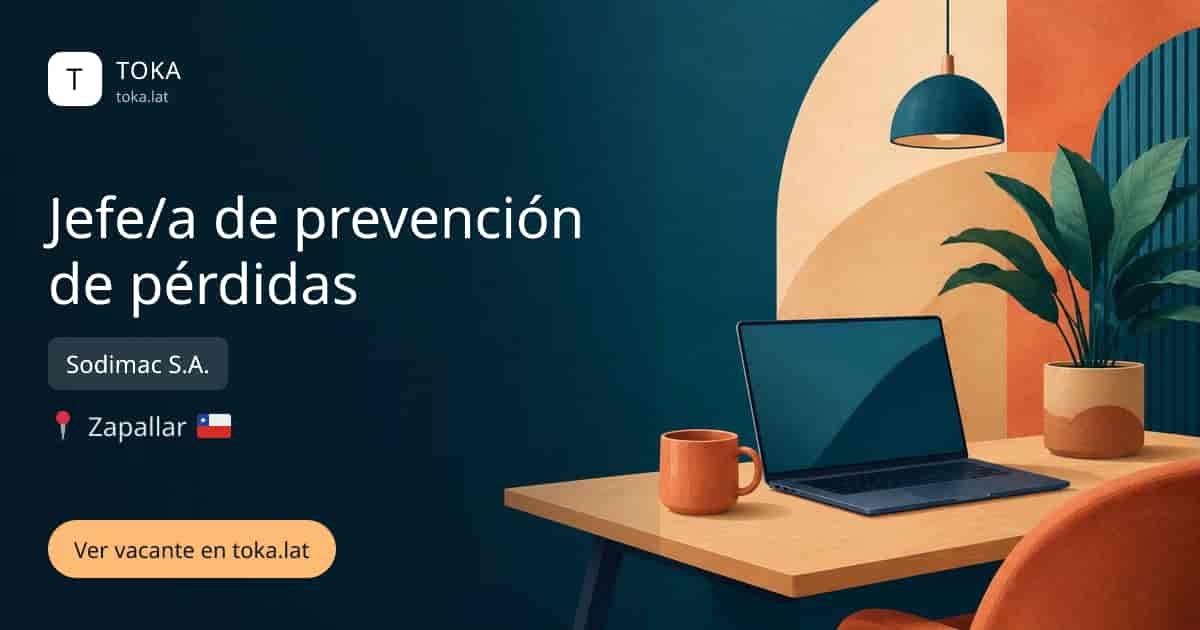Vacante de Jefe/a de prevención de pérdidas en Zapallar, Chile — Sodimac S.A.