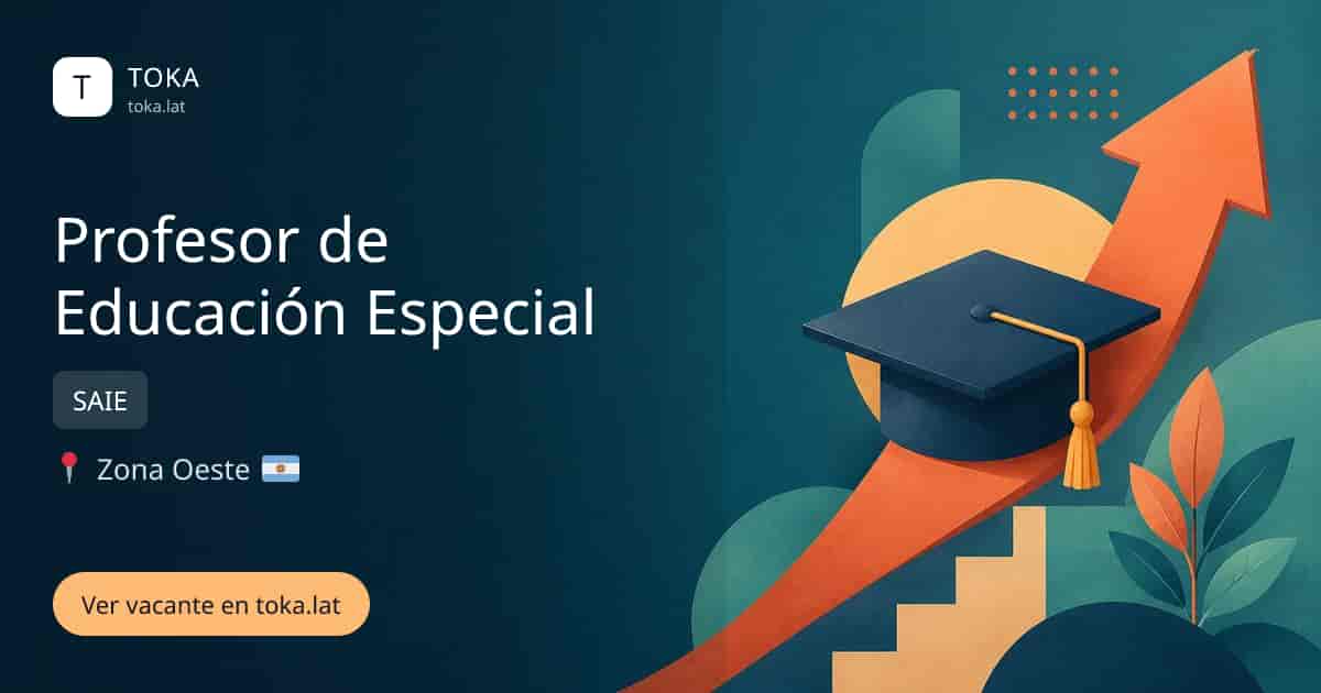 Vacante de Profesor de educación especial en Ramos Mejía, Argentina — SAIE